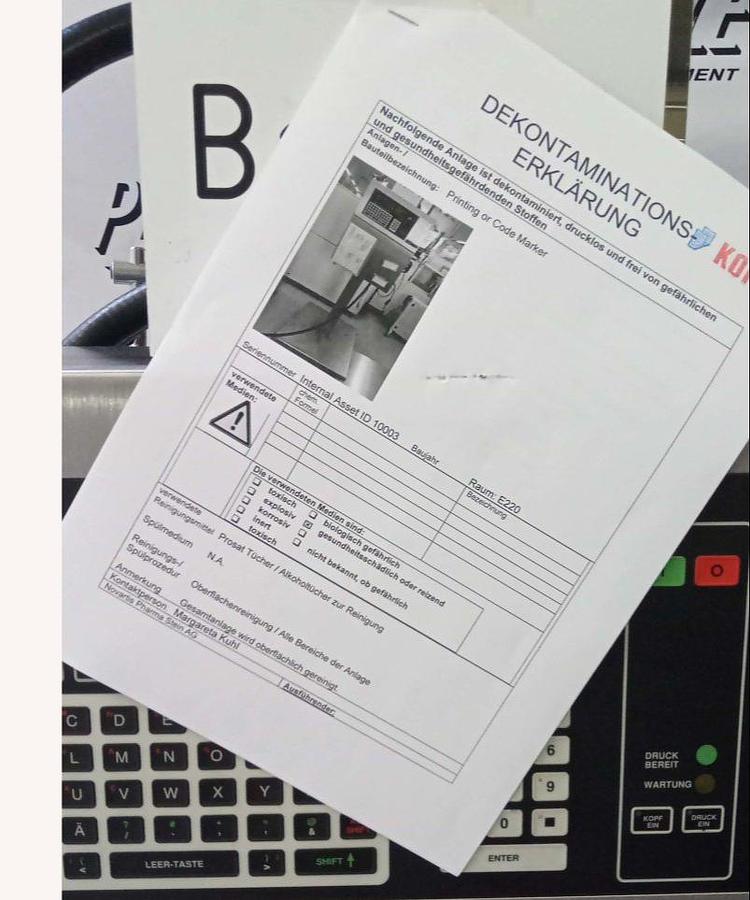 Gebraucht LINX 7300 IP55 P73 Industriedrucker mit Druckkopf Ultima 3103 C