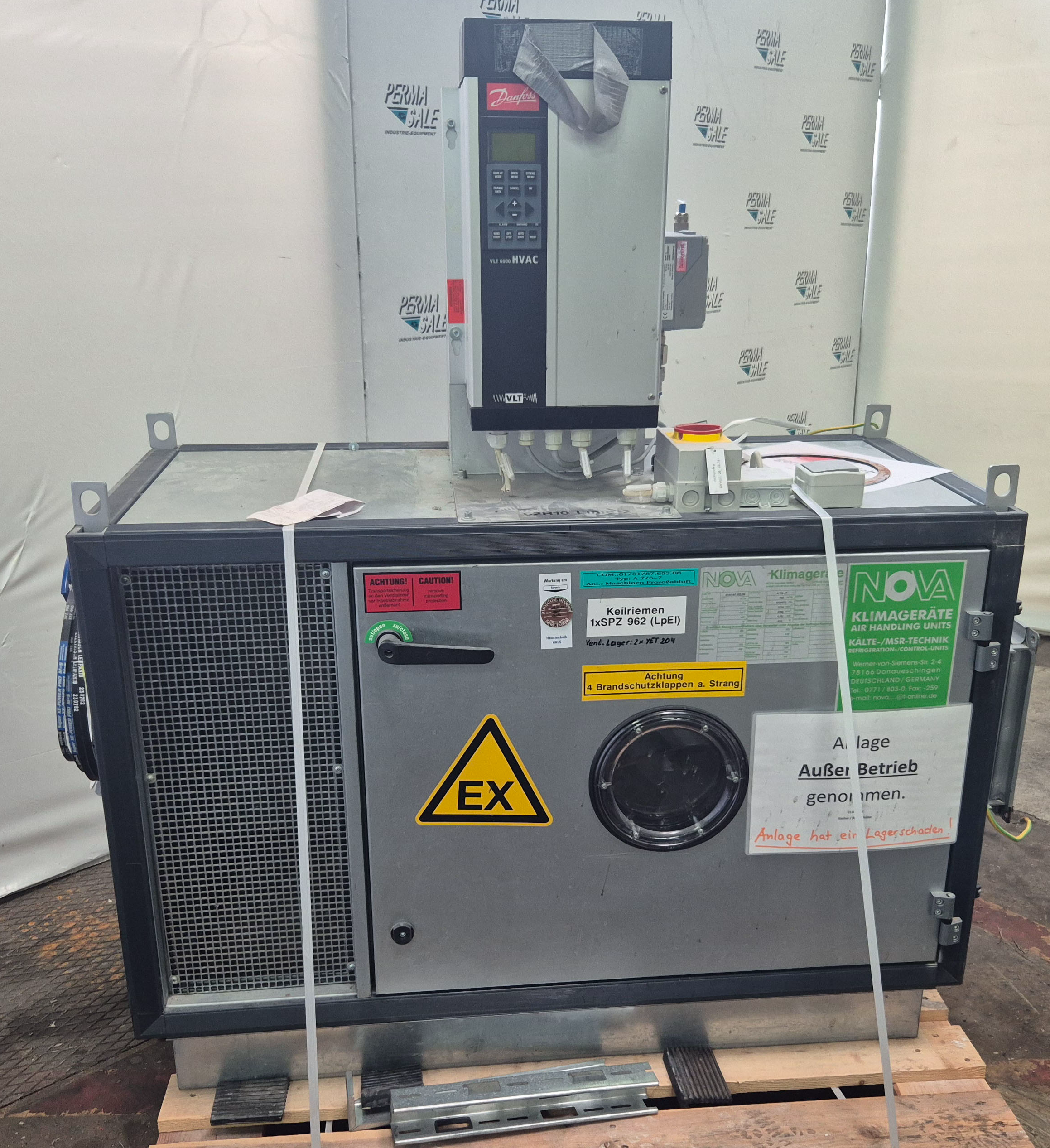 Gebraucht NOVA A 7/5 - 7 Klimagerät mit Absolut Air-Filtersystem