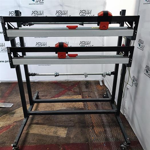 Gebraucht Folienabrollwagen für 2 Rollen mit Erdung