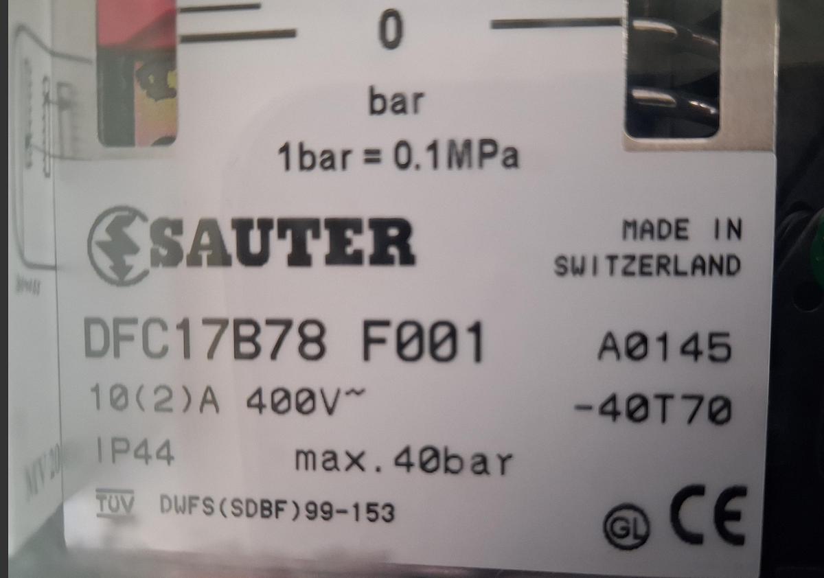 Gebraucht Manostat Sauter