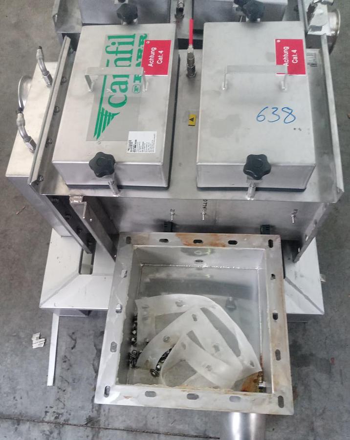 Camfil Edelstahlfilter Camsafe mit Megalam Filter