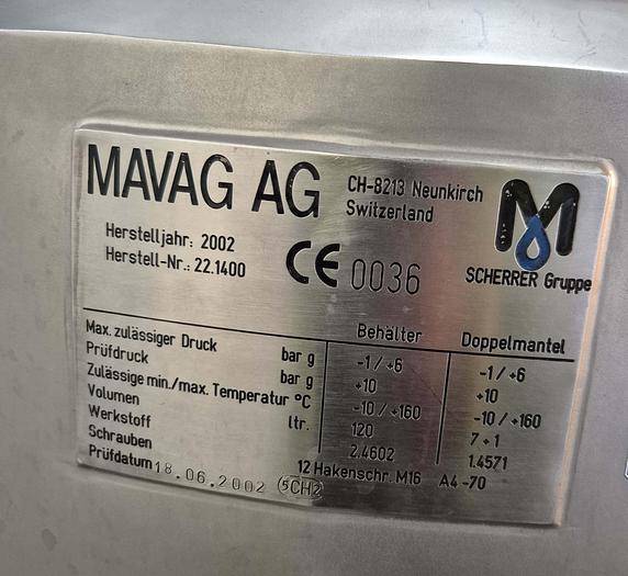 Gebraucht Mavag fahrbaren Druckbehälter