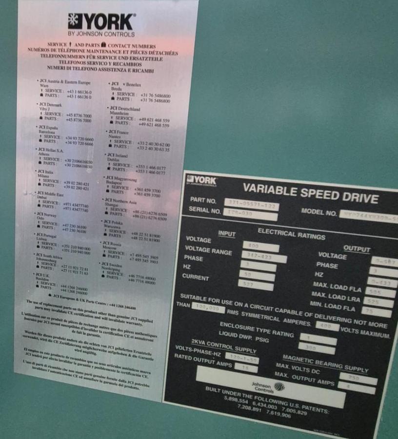 Gebraucht YORK YMC² Magnetic Centrifugal Chiller