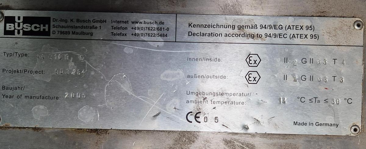 Gebraucht Bartec Ex-geschützte Vakuumsystem