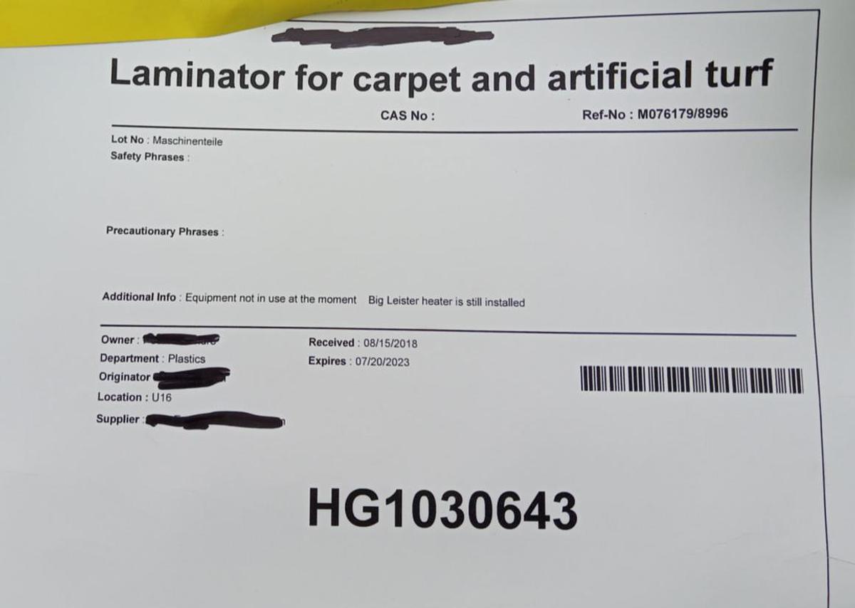 Gebraucht Leister Laminator Hotwind System