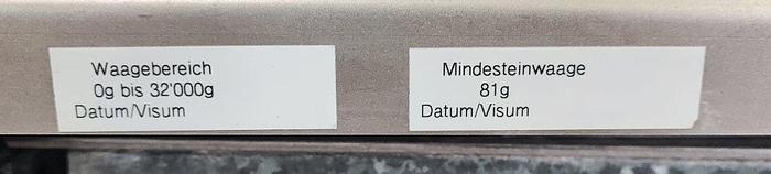 Gebraucht Mettler Toledo Bodenwaage KN1500G-4 bis 1500 Kg mit ID7xx Waage