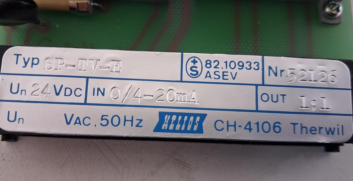 Gebraucht Messumformer Helios