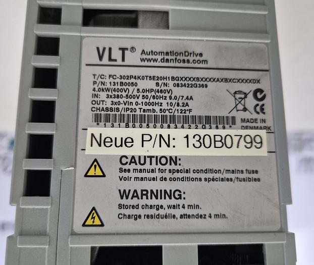 Gebraucht Danfoss Frequenz Umrichter - VLT® AutomationDrive FC-302
