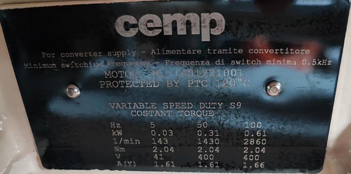 Gebraucht Netzsch Exzenterschneckenpumpe NM011BH02S12F mit Motor