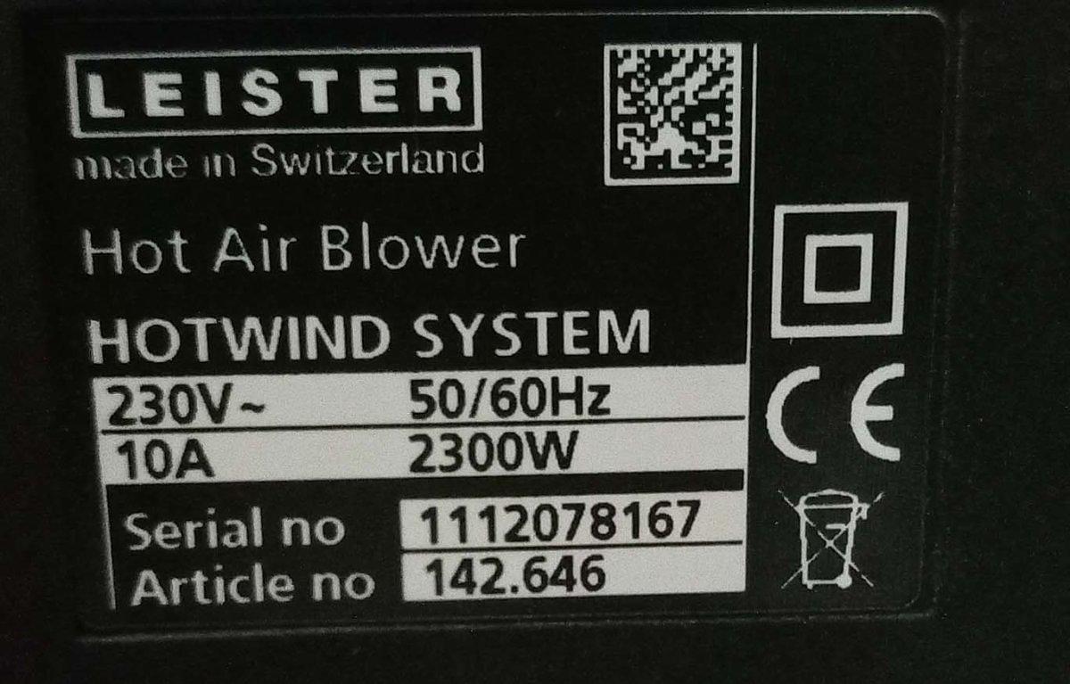 Gebraucht Leister Laminator Hotwind System