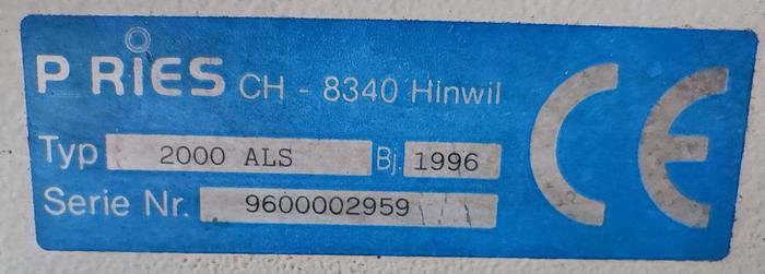 Gebraucht P.Ries Absauganlage 2000ALS