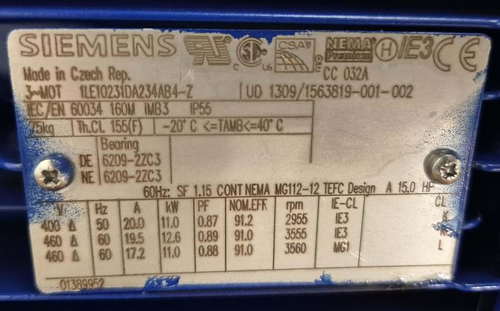 Gebraucht KSB Kreiselpumpe ETN 065-050-160 GG A 11GD20110