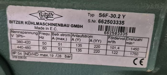 Gebraucht Blitzer Kälteanlage