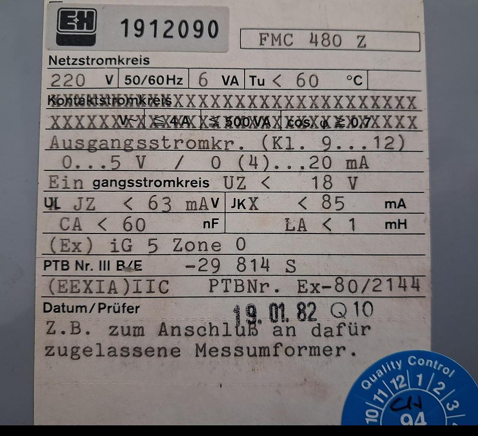 Gebraucht FMC 480 z