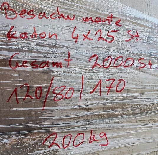 Weitawaer Besuchermantel weiß Herren Karton 4x25 Stück