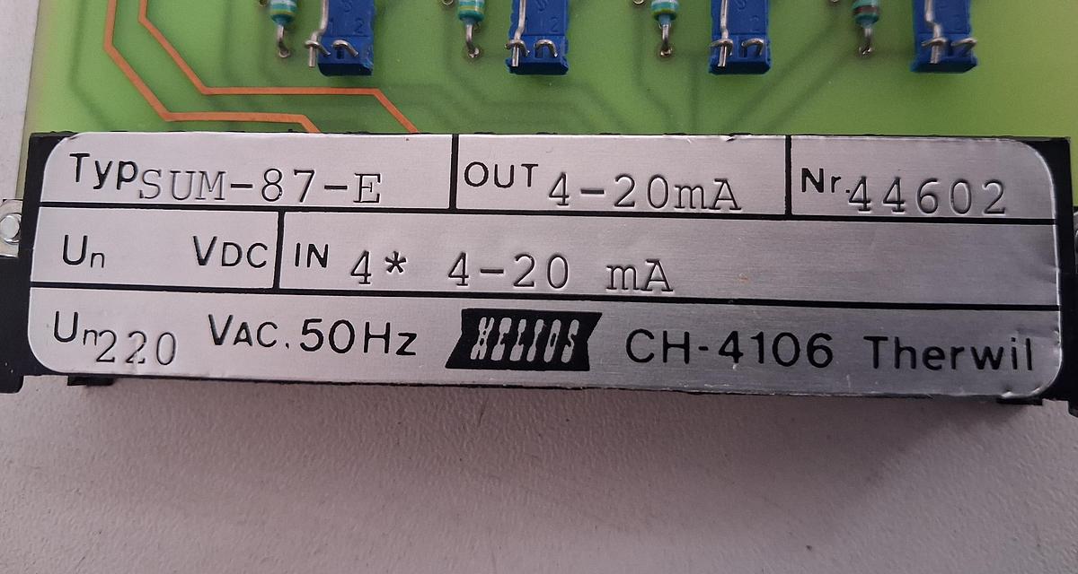 Gebraucht Summierverstärker Helios