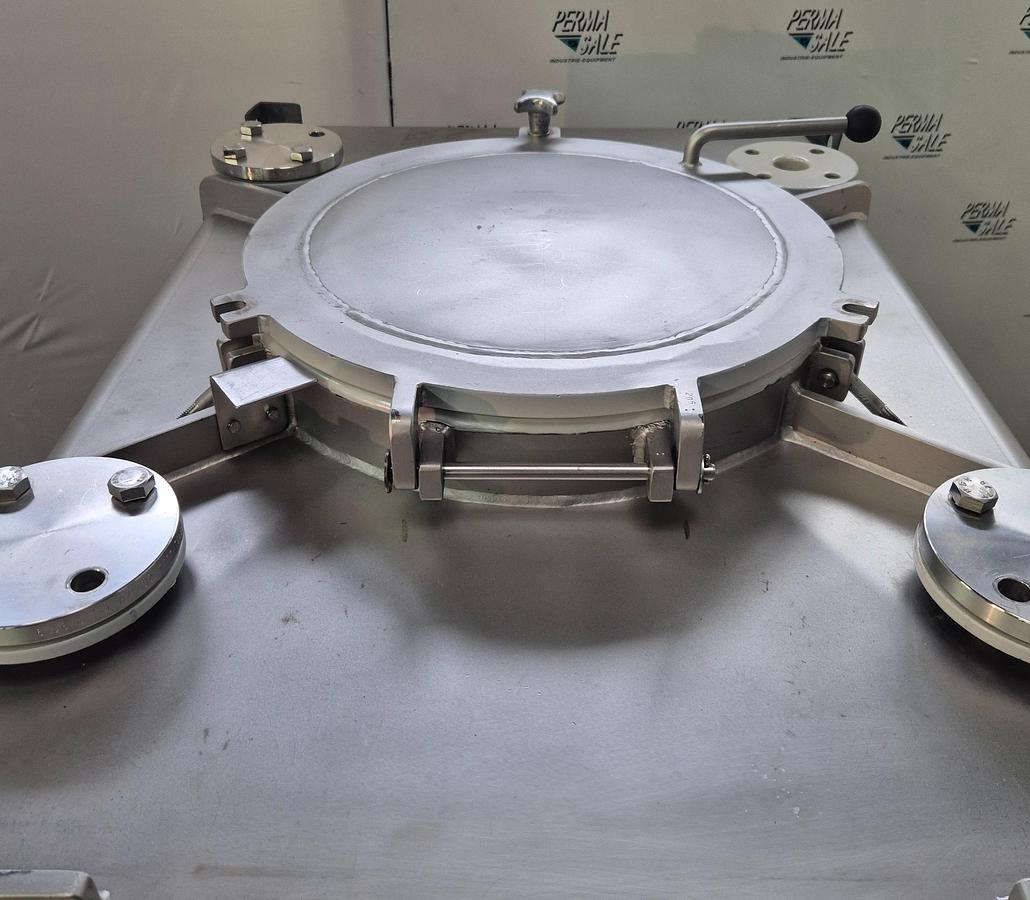 Used 1984 Stöcklin AG IBC-Behälter mit Halar-Beschichtung 630 ltr.