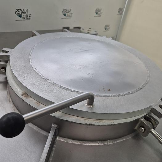 Used Edelstahl-Maurer AG IBC-Behälter mit Halar-Beschichtung 670 ltr.