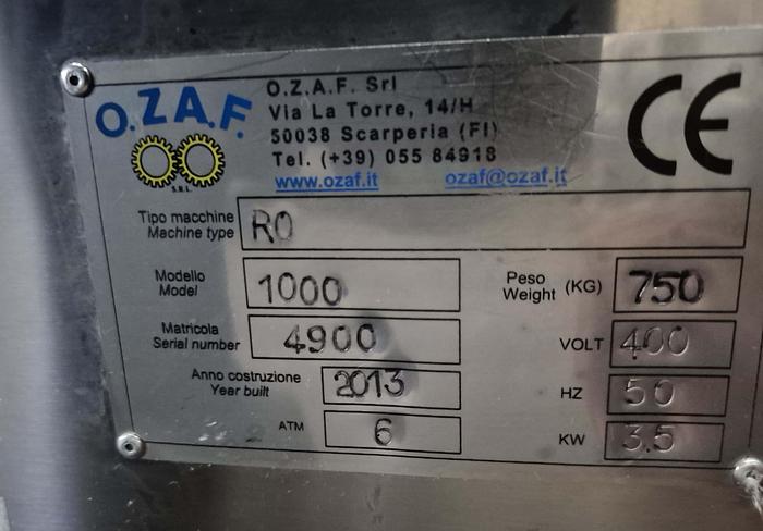 Gebraucht O.Z.A.F. RO 1000- automatische Zuführ- und Sortiermaschine