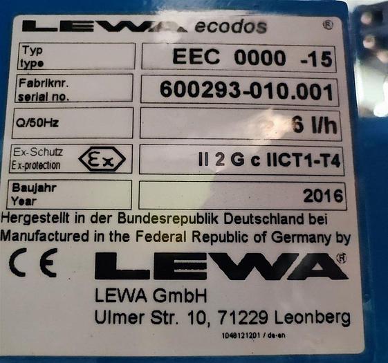 Gebraucht LEWA ecodos® Membrandosierpumpe Ecos EEC 0000 -15