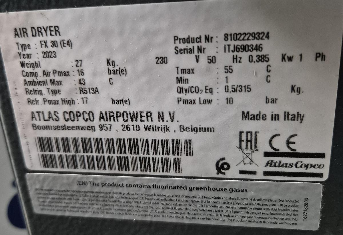 Gebraucht Altas Copco Schraubenkompressor