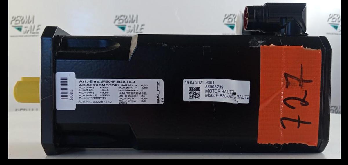 Gebraucht Bautz AC-Servomotor M-504FB30-70-0