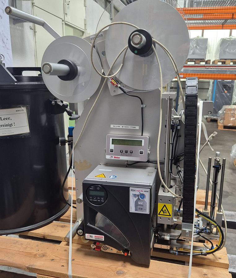 Gebraucht Bluhm Systeme Etikettiermaschine RH Legi-Air 4050