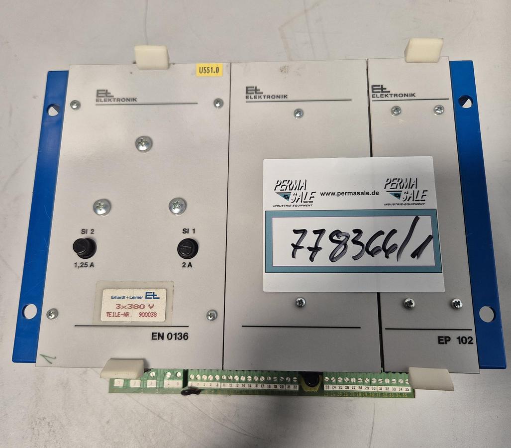 Gebraucht Erhardt+Leimer Elektronik CPU - EN 0136 / EP 102