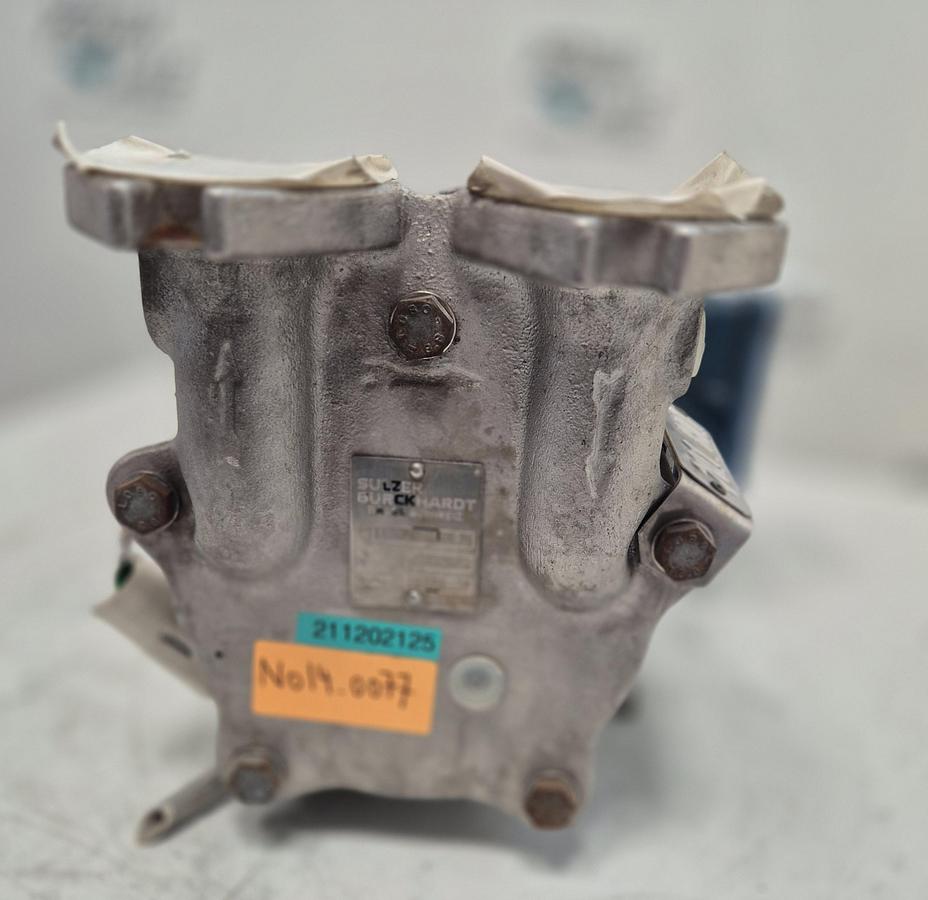 Überholt Sulzer Burckhardt Pumpe Typ PMH 136-12X3