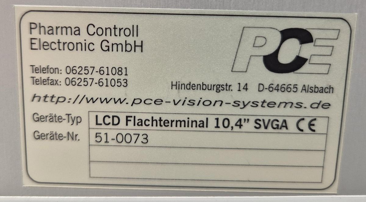 Pharma Control Electronic - LCD Flachterminal 10,4" SVGA