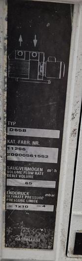 Gebraucht Leybold Trivac Drehschiebervakuumpumpe Station