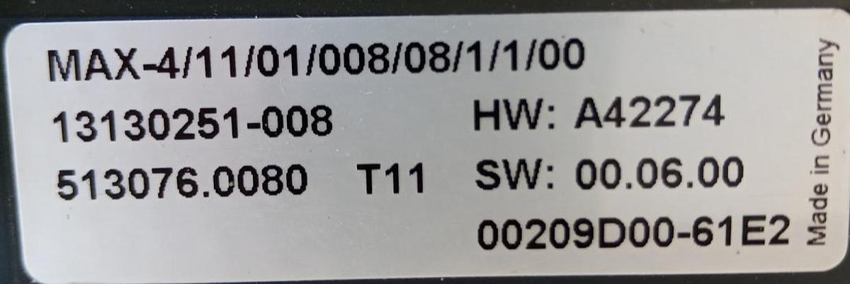 Gebraucht Elau Schneider Servo Verstärker MAX-4/11/01/008/08/1/1/00