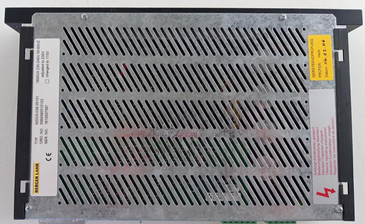 Gebraucht Berger Servo Drive WD05-008.05101