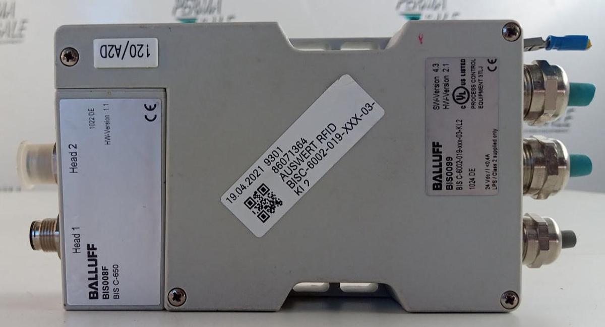 Gebraucht Balluff LF-Auswerteeinheiten (70/455 kHz) BIS0099 BISC-6002-019-xx-03-KL2