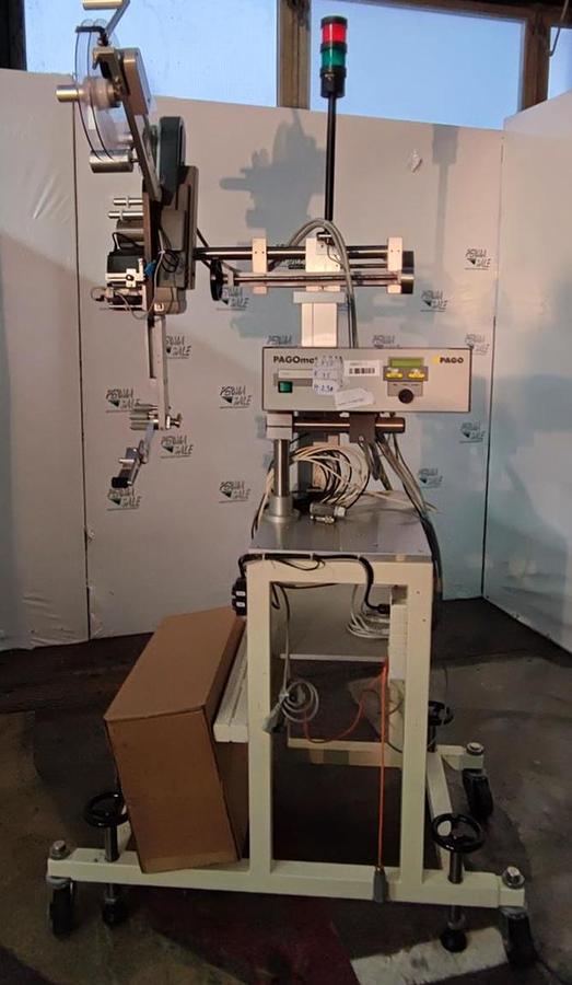 Gebraucht Pago Pagomat 6AM+ Etikettierer mit Laetus Argus Steuerung