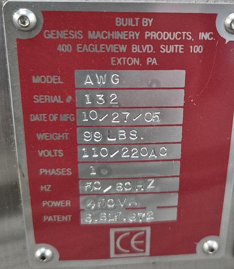 Gebraucht Genesis Machinery Products AWG Automatischer Restdichtkrafttester