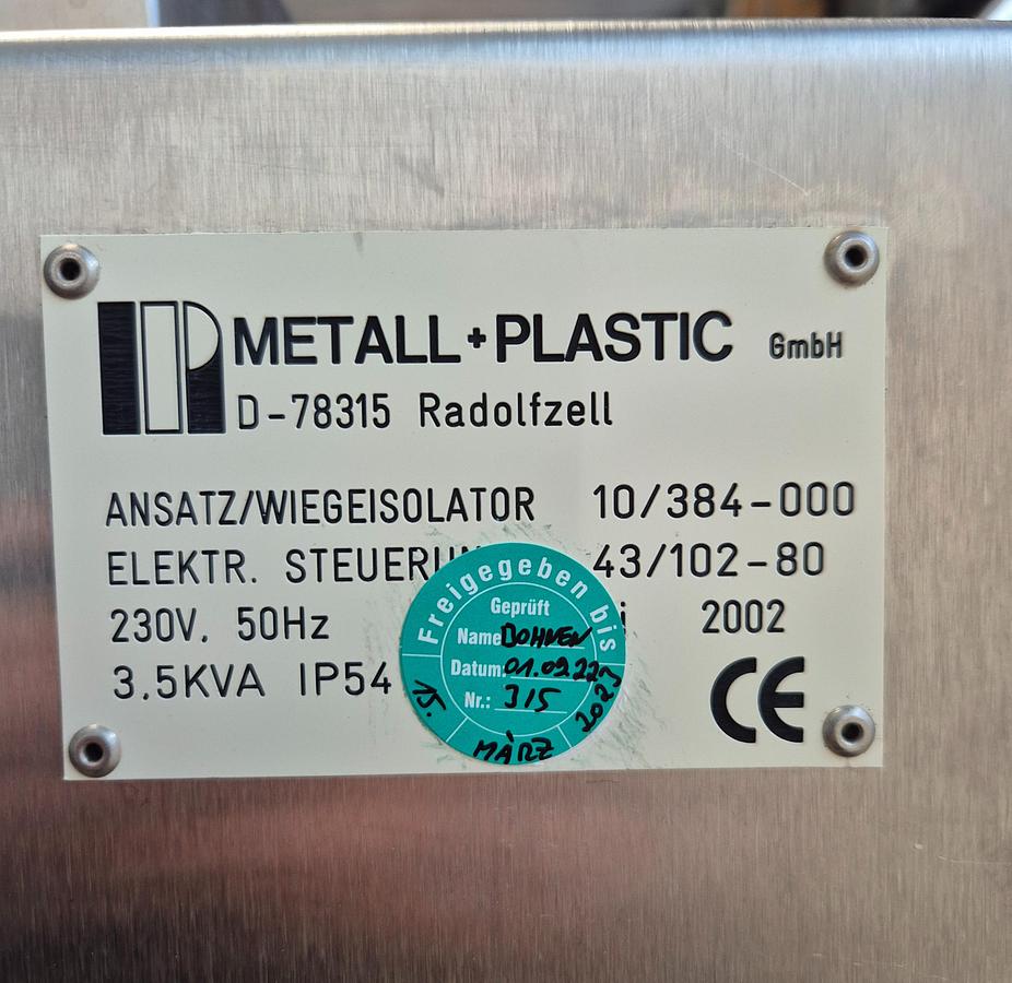 Gebraucht Metall + Plastic Wiegeisolator 10/384-000