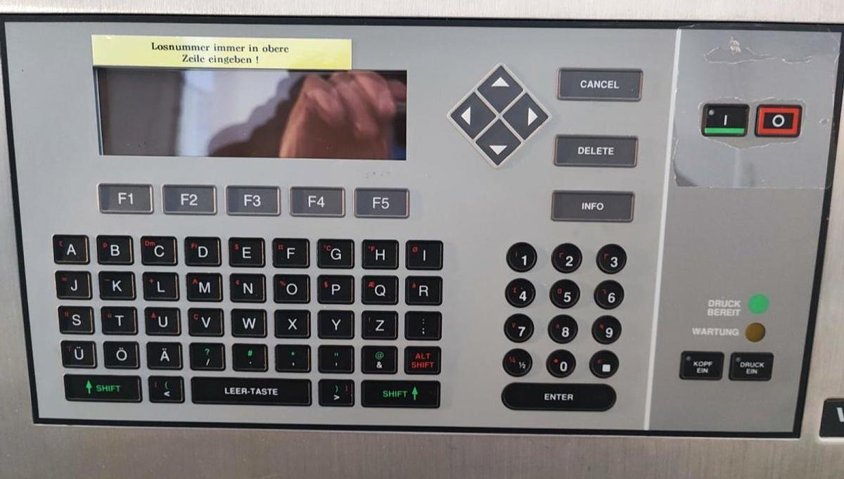 Gebraucht VideoJet Excel Serie 1000 Tinten-Jet-Coder-Drucker mit Fahrgestell