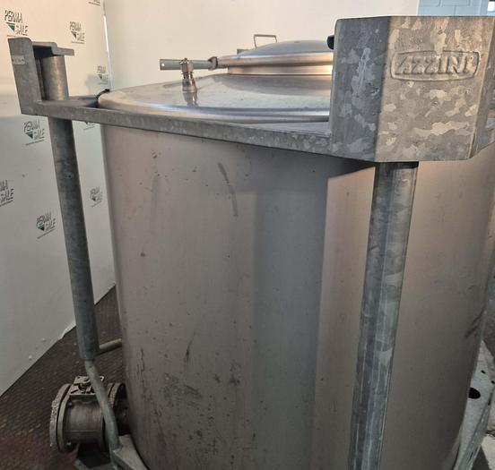Gebraucht AZZINI Edelstahl-IBC mit 997 Litern Kapazität