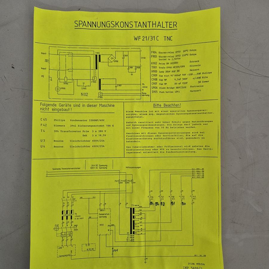 Gebraucht Mikron CNC-Fräsmaschine WF 21C