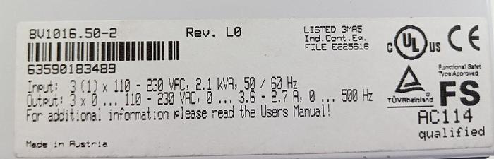 Gebraucht B&R Industrial Automation Acopos Steuerung 1016 8AC120.60-1