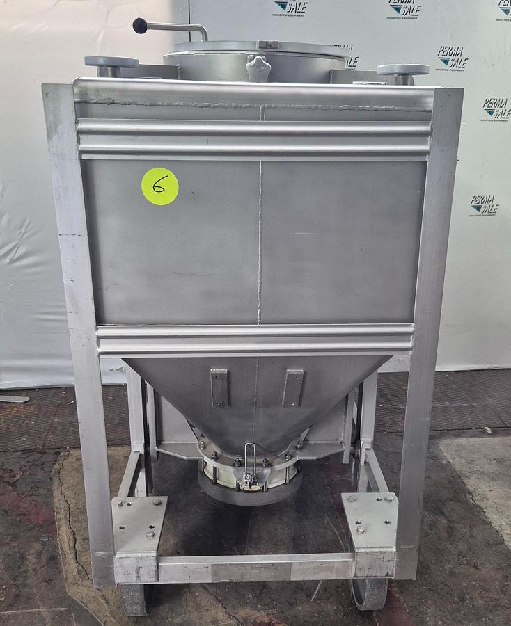 Used Edelstahl-Maurer AG IBC-Behälter mit Halar-Beschichtung 670 ltr.