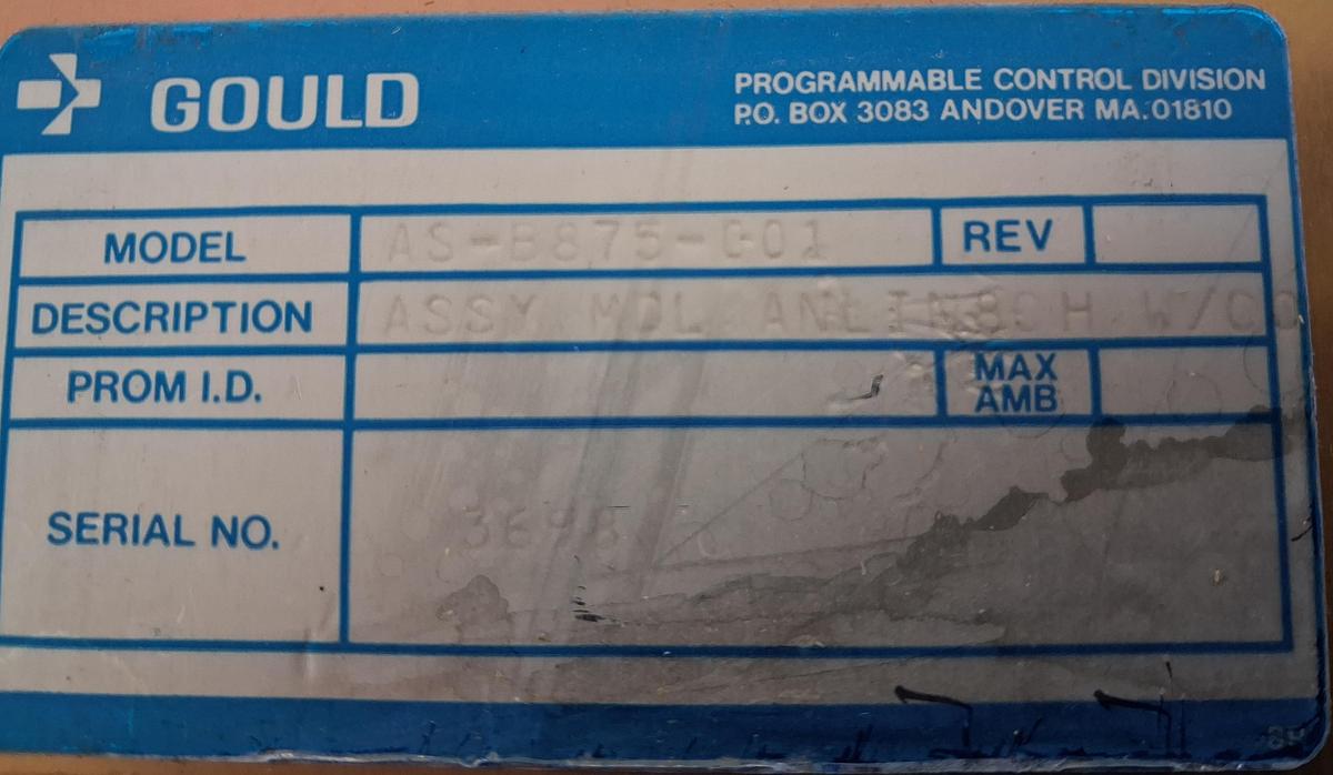 Gebraucht Modicon Modul B 875-001
