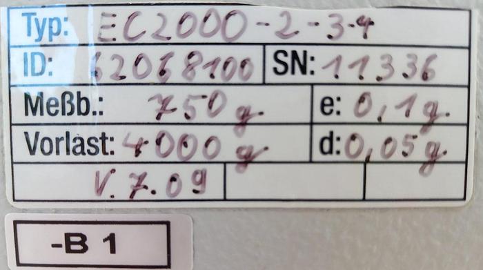 Wipotec Dynamische Wägezelle EC2000-2000-2-34