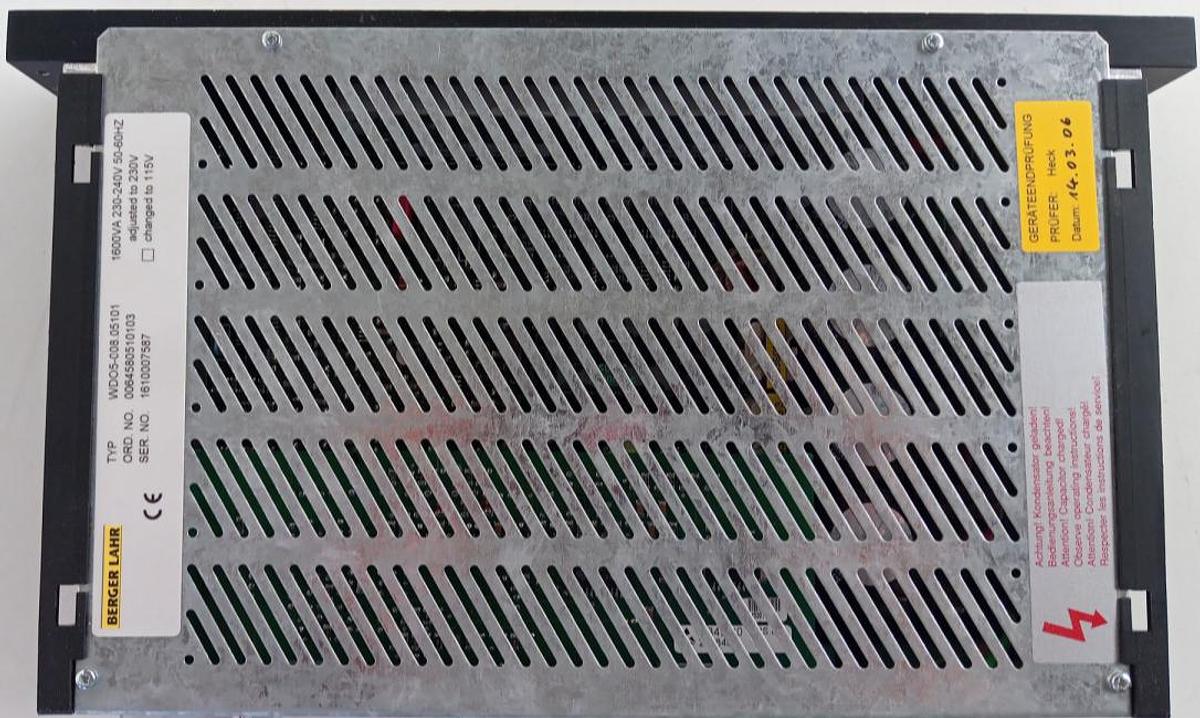 Gebraucht Berger Servo Drive WD05-008.05101