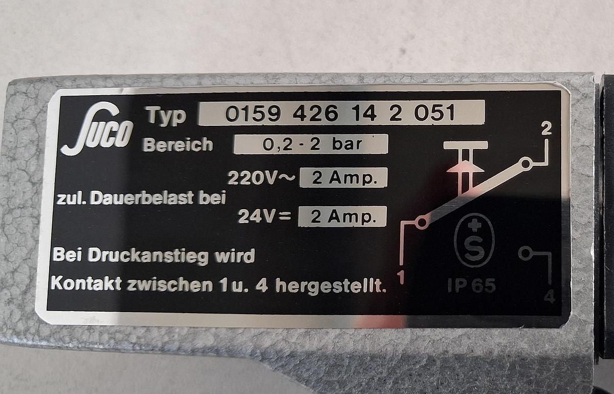 Gebraucht Druckschalter Suco