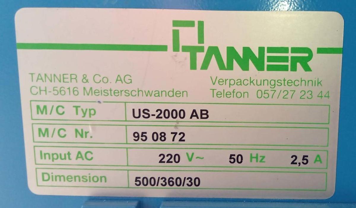 Gebraucht Tanner Lagen-Banderoliermaschine Ultra Sonic 2000A US2000AB