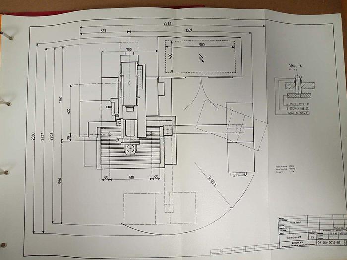 Gebraucht Aciera Fräsmaschine F35 CNC 3000