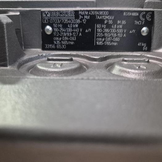 Becker Vakuumpumpe KVT 3.140 – Ölfreie Drehschieberpumpe