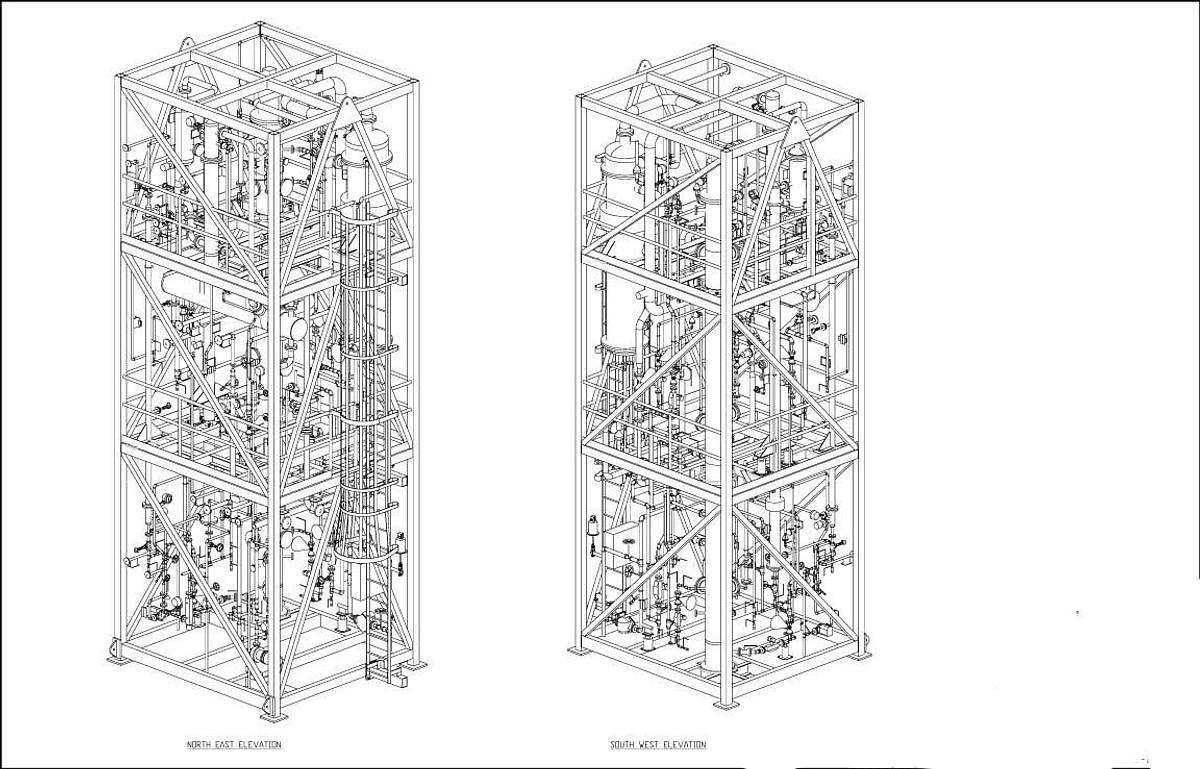 Gebraucht Koch Extraction Coulum
